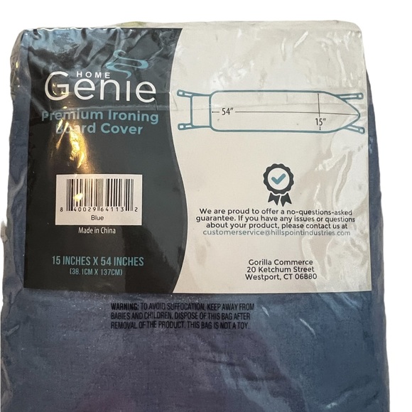 Vintage Home Genie Blue Ironing Board Cover - Picture 3 of 4